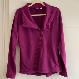Puma asymmetrical zip up sweatshirt